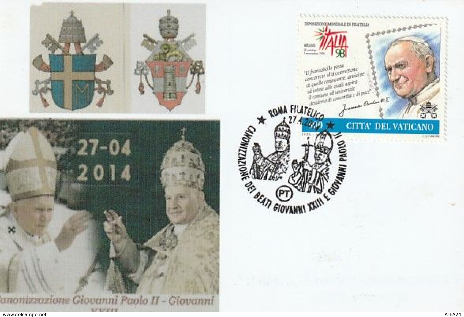 MAXIMUM CARD PAPA 2014 VATICANO (MCX246 - Cartoline Maximum