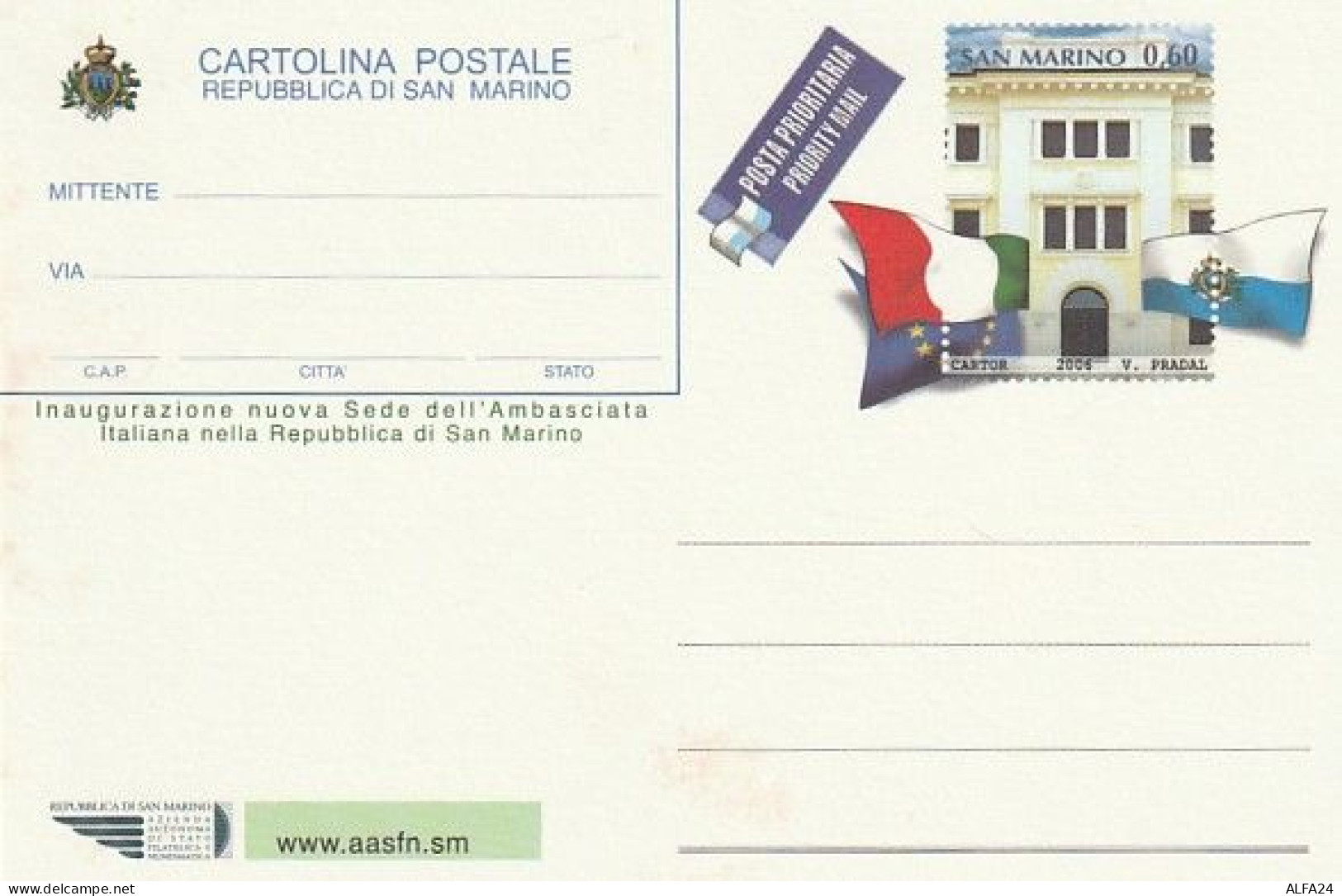 INTERO POSTALE SAN MARINO NUOVO  (MCX762 - Entiers Postaux