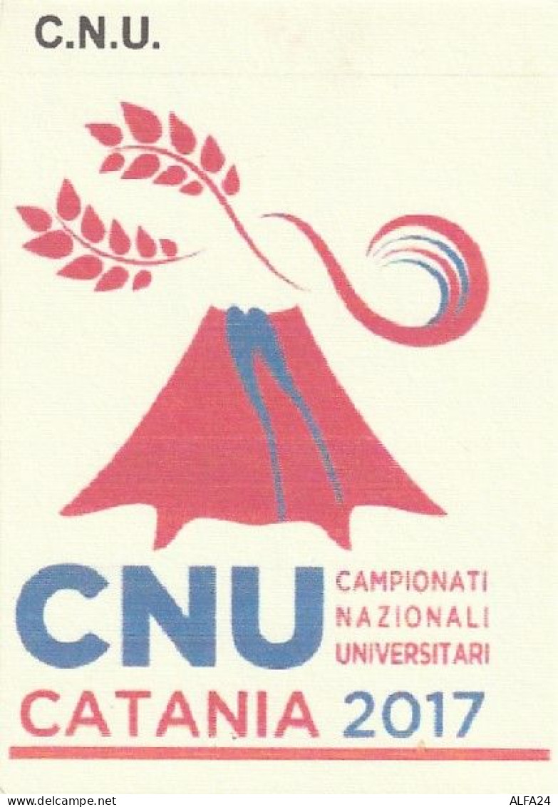 MAXIMUM CARD CNU CATANIA 2017  (MCX598 - Maximumkaarten