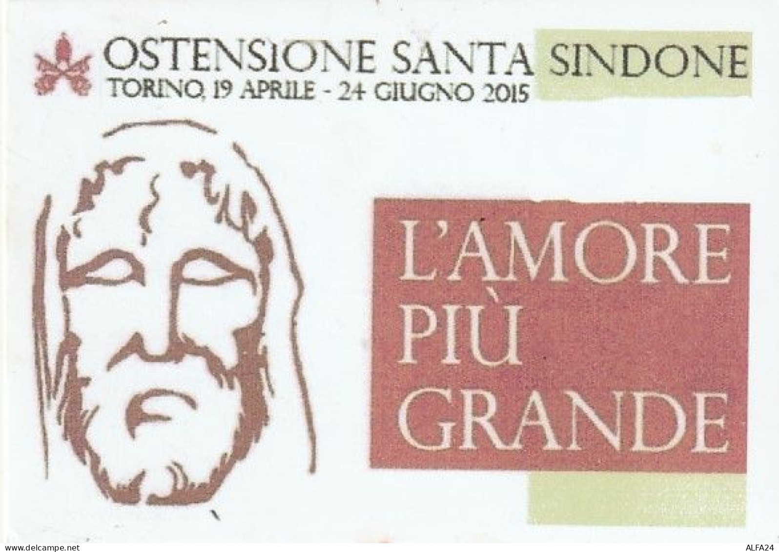 MAXIMUM CARD OSTENSIONE SINDONE 2015  (MCX501 - Maximumkaarten