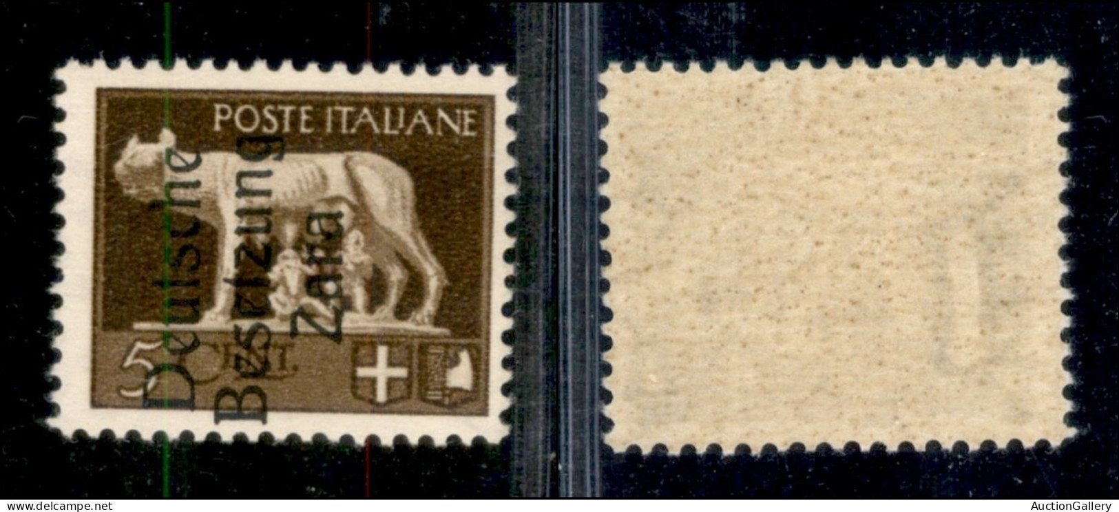 Occupazioni Straniere Di Territori Italiani - Occupazione Tedesca - Zara - 1943 - 5 Cent (1 - Primo Tipo) - Gomma Integr - Sonstige & Ohne Zuordnung