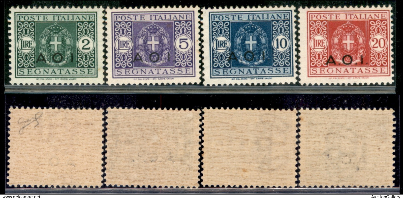 Colonie - Africa Orientale Italiana - 1940 - Alti Valori (10/13) - 4 Valori - Gomma Integra (378) - Altri & Non Classificati