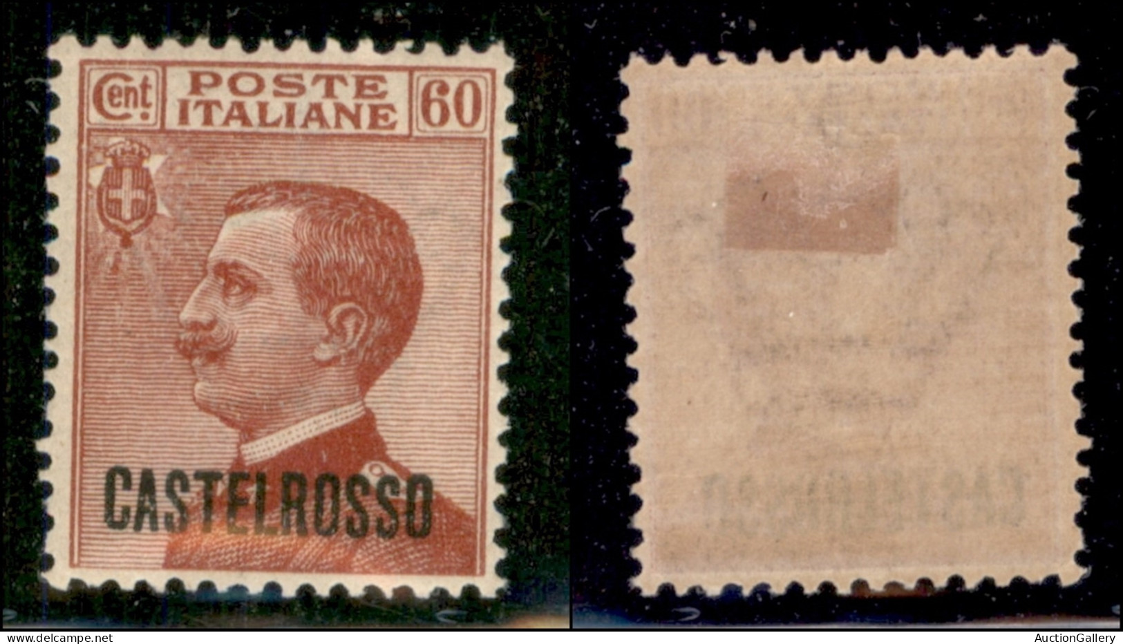 Colonie - Castelrosso - 1922 - 60 Cent Michetti (8) - Gomma Originale - Ottimamente Centrato - Otros & Sin Clasificación