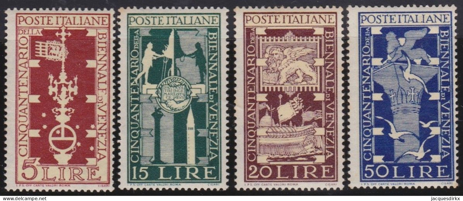 Italy   .  Y&T   .     532/535 (2 Scans)      .    **  (532/533: *)       .    MNH - 1946-60: Nuevos