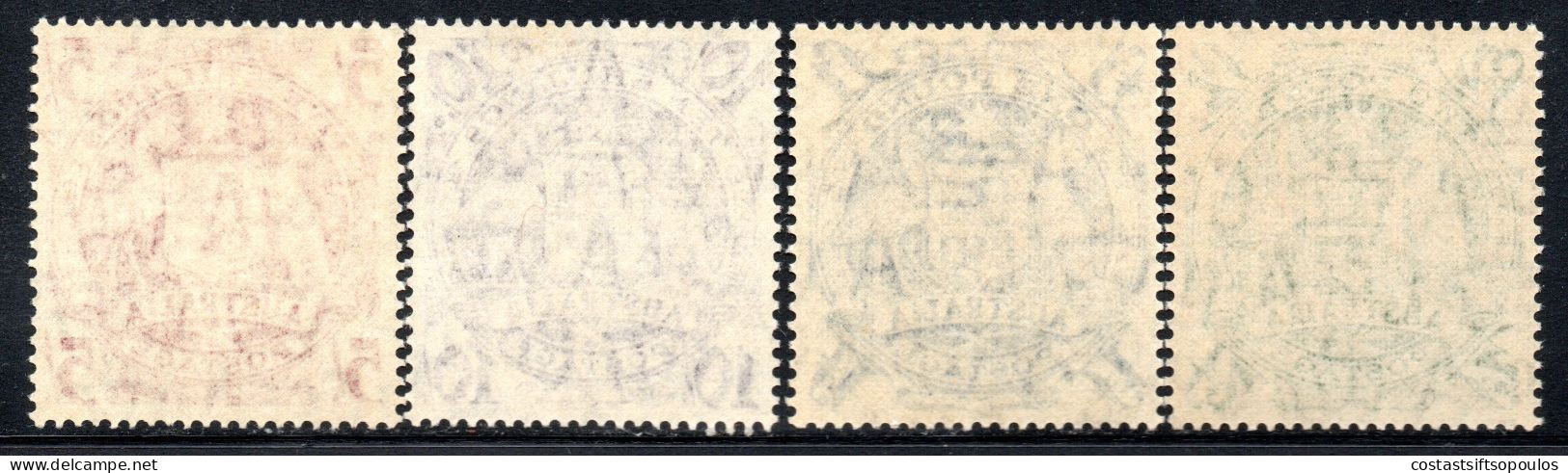 2346. AUSTRALIA 1949-1950 COAT OF ARMS SG.224a-224d MNH - Mint Stamps