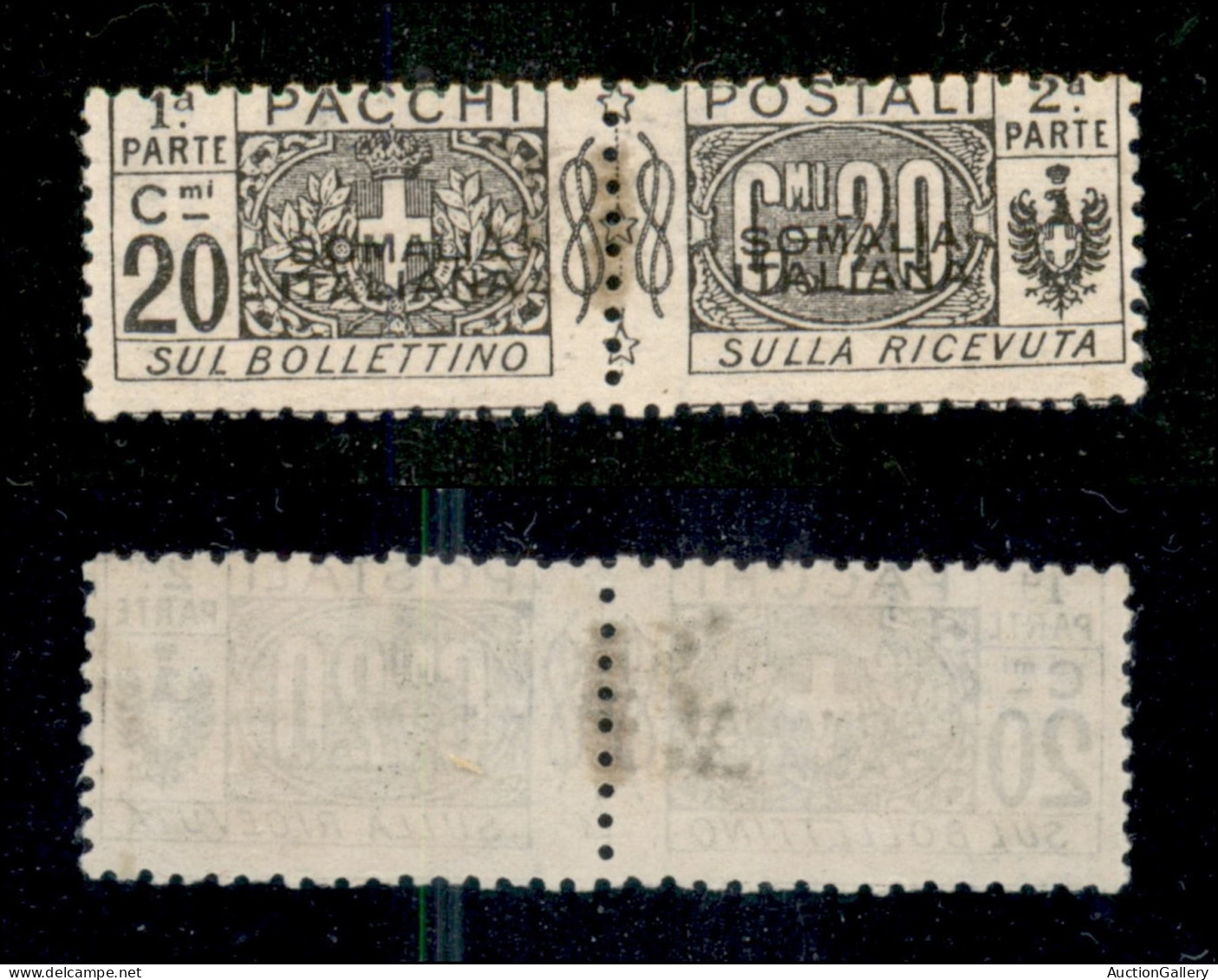 Colonie - Somalia - 1919 - 20 Cent (3f) Con Soprastampa Sottile - Nuovo Senza Gomma - Other & Unclassified