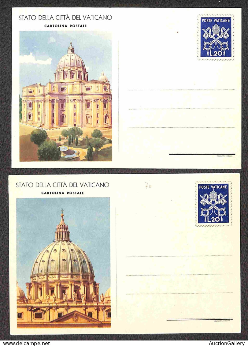 VATICANO - 1953 - Vedute (C12/C13 - 1/4) - Serie Completa - 8 Cartoline Postali - Nuove - Sonstige & Ohne Zuordnung