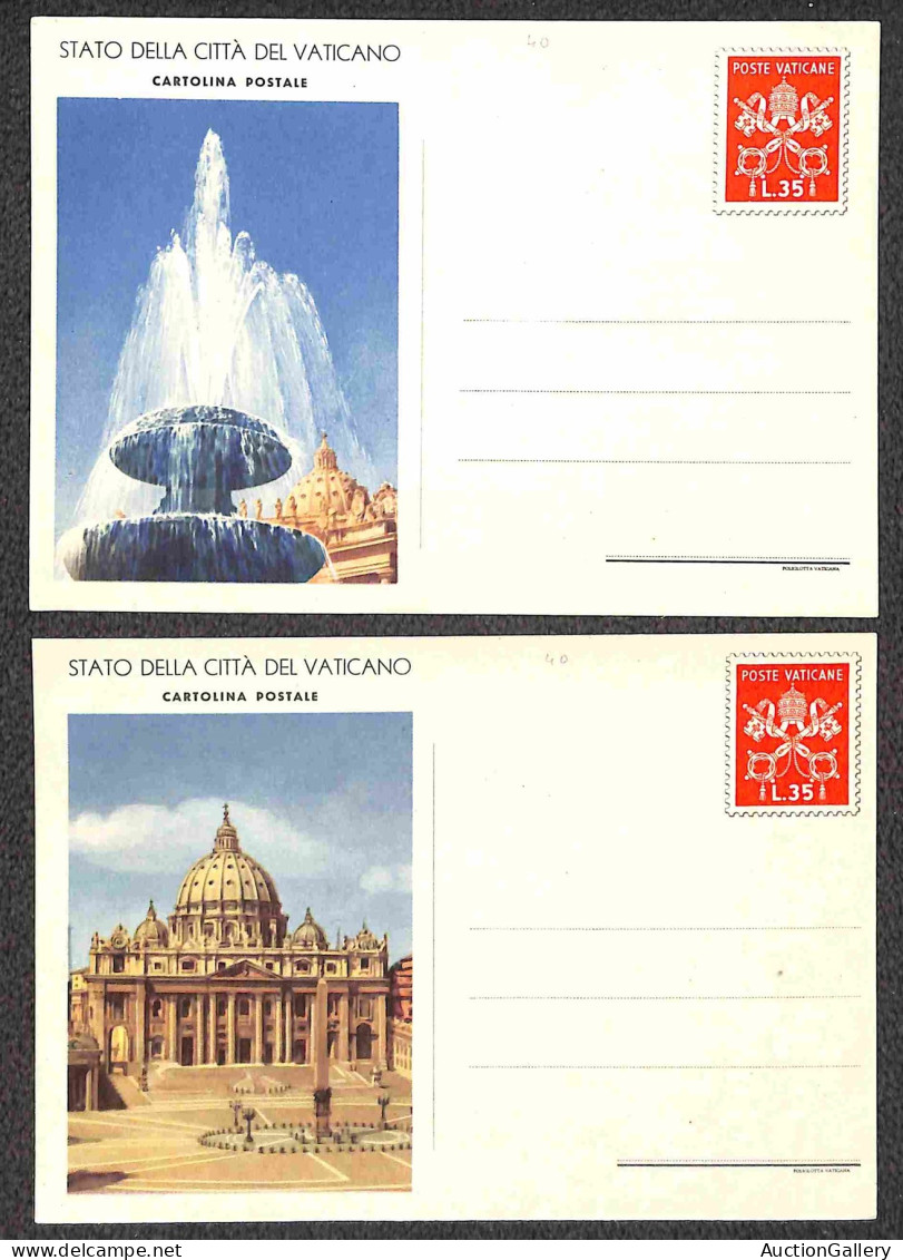 VATICANO - 1953 - Vedute (C12/C13 - 1/4) - serie completa - 8 cartoline postali - nuove