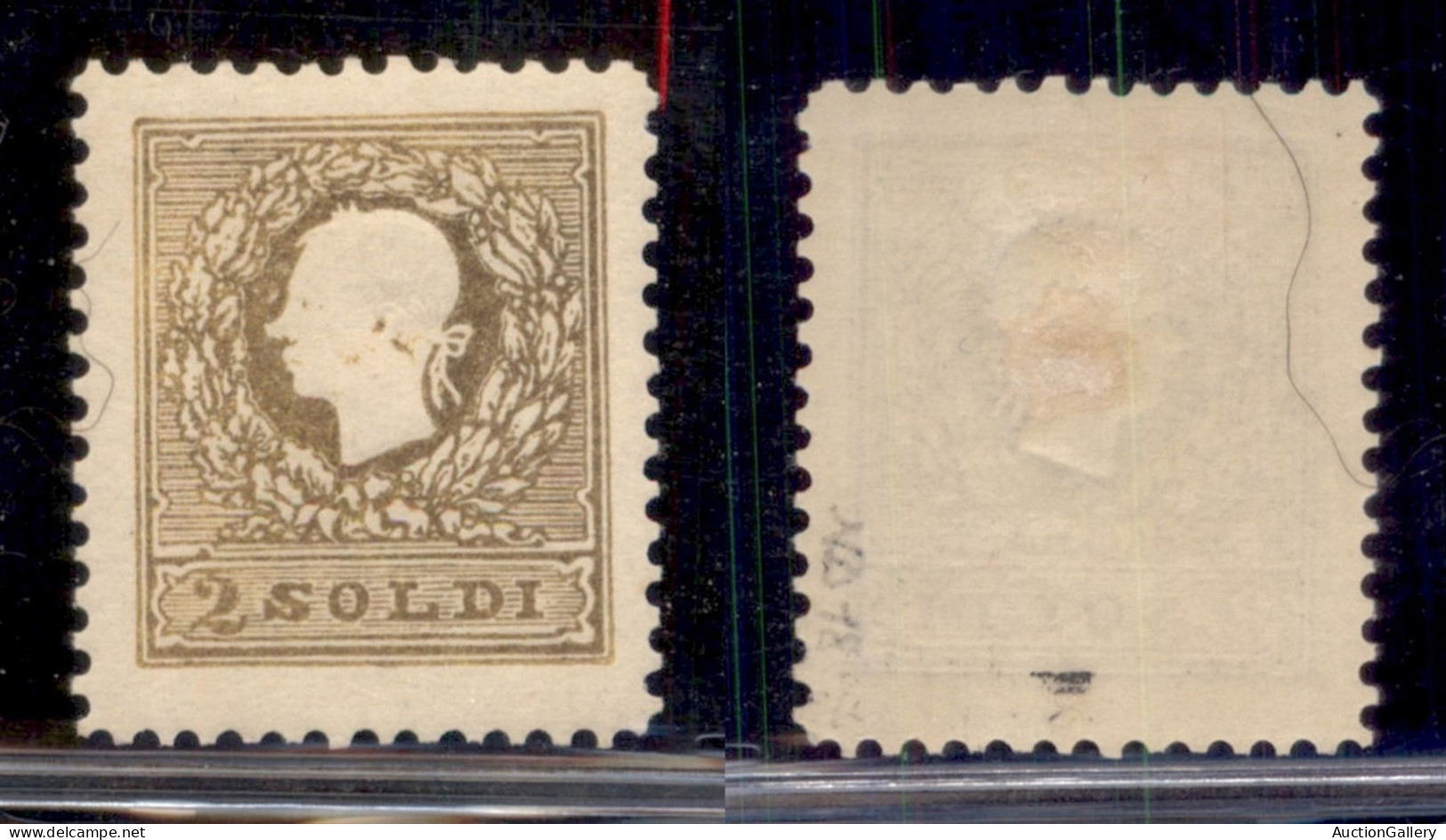 EUROPA - AUSTRIA - 1859 - Ristampe - 2 Soldi (10/II) - Gomma Originale - Altri & Non Classificati