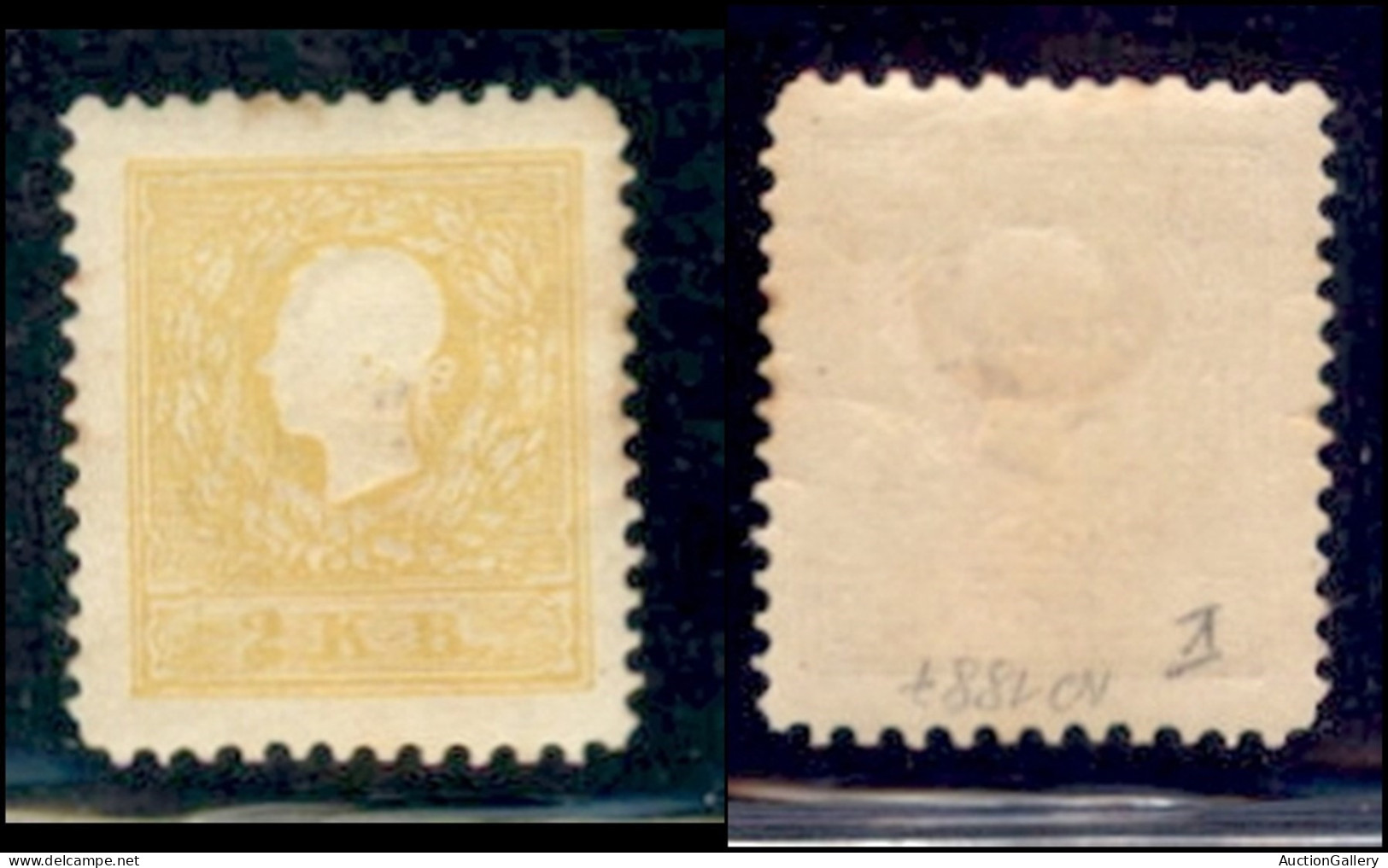 EUROPA - AUSTRIA - 1887 - Ristampe - 2 Kreuzer (10/II) - Gomma Originale - Altri & Non Classificati