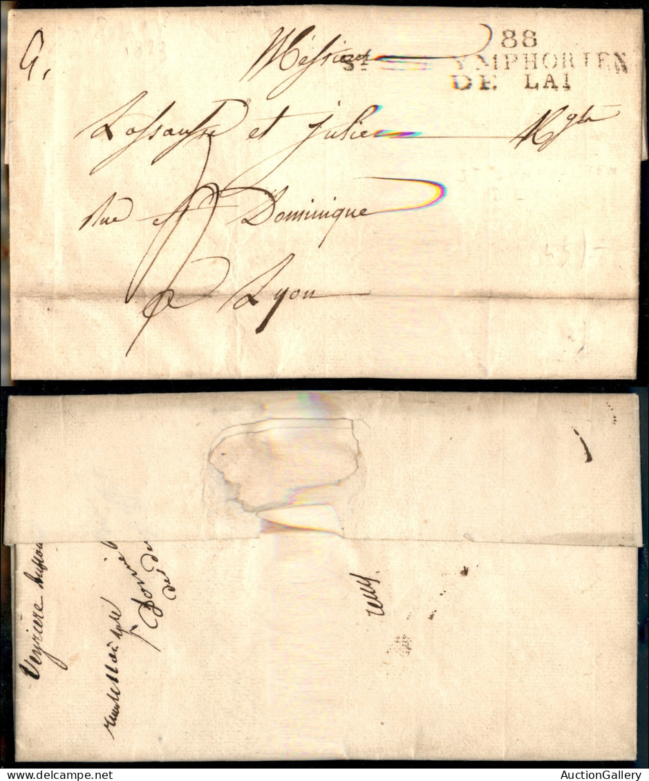 EUROPA - FRANCIA - 88 St. Symphorien De Lai - Lettera Per Lione Del 8.5.1823 - Other & Unclassified