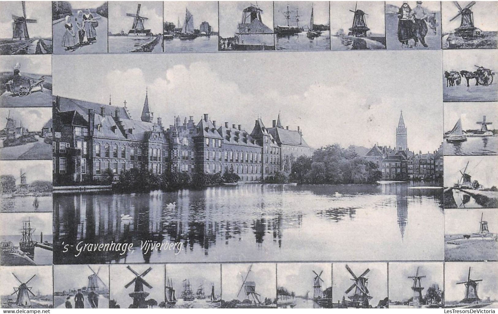 PAYS BAS - Gravenhage - Vijverberg - Carte Postale Ancienne - Den Haag ('s-Gravenhage)