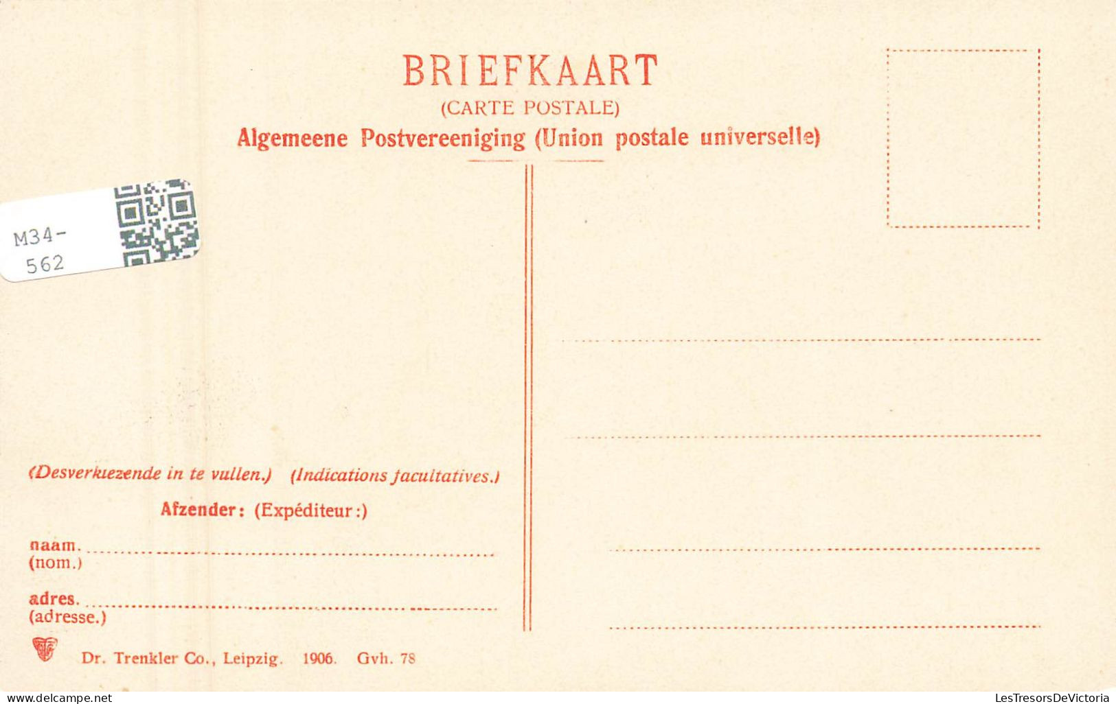 PAYS BAS - Gravenhage - Vijverberg - Carte Postale Ancienne - Den Haag ('s-Gravenhage)