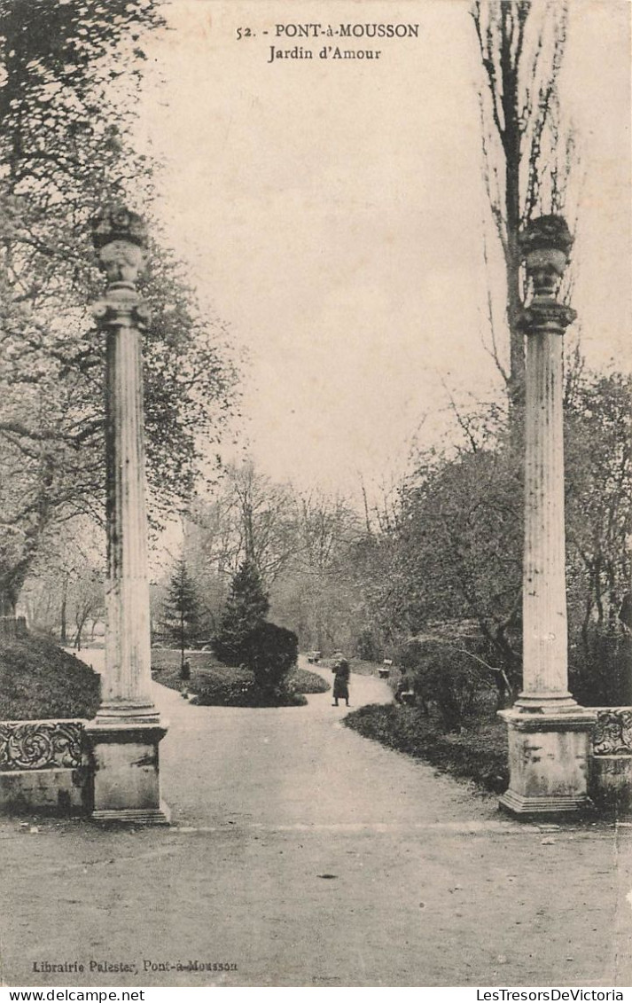 FRANCE - Pont à Mousson - Vue Sur Le Jardin D'amour - Carte Postale Ancienne - Pont A Mousson