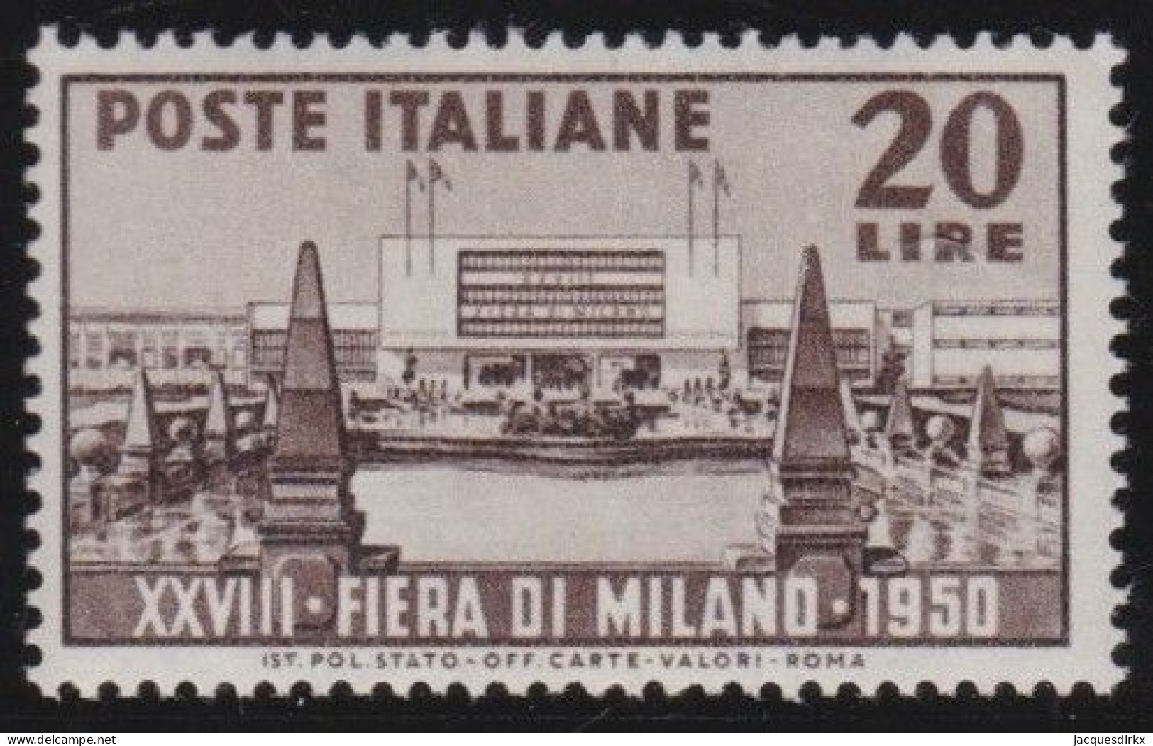 Italy   .  Y&T   .     554      .    **         .    MNH - 1946-60: Ungebraucht