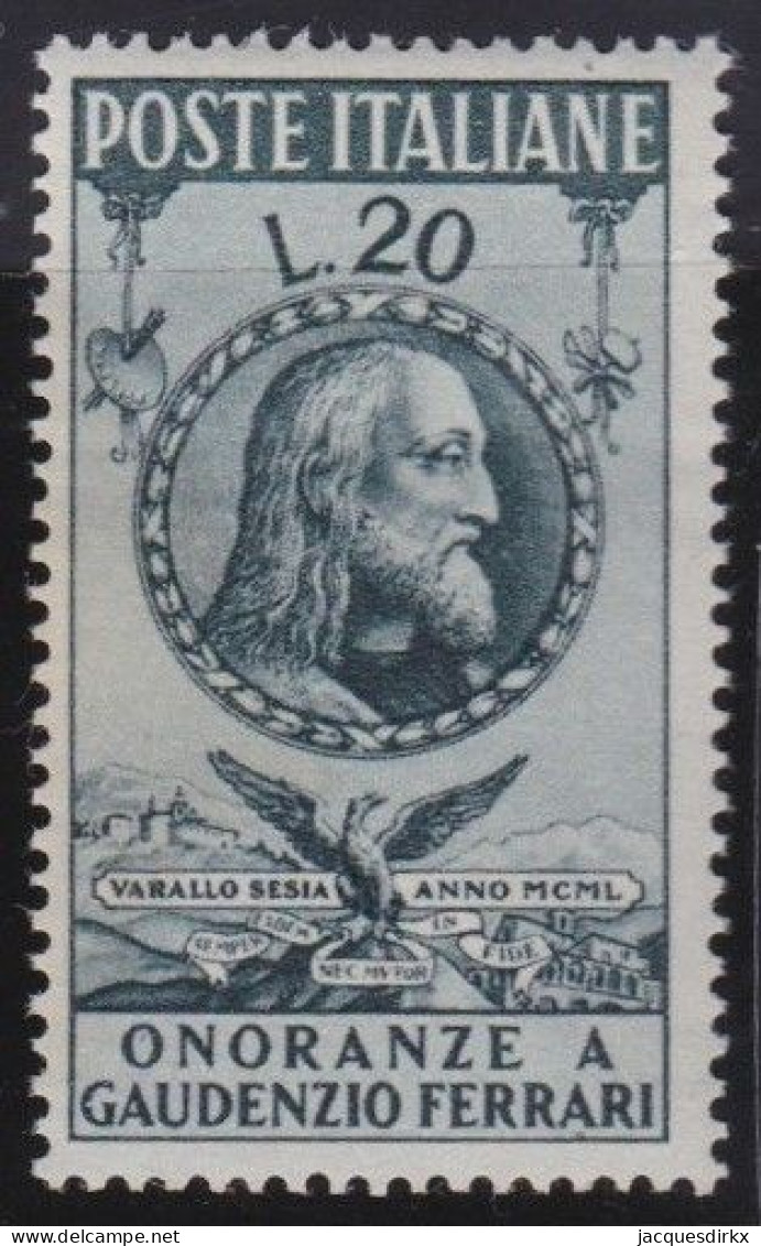 Italy   .  Y&T   .     560      .    **         .    MNH - 1946-60: Mint/hinged