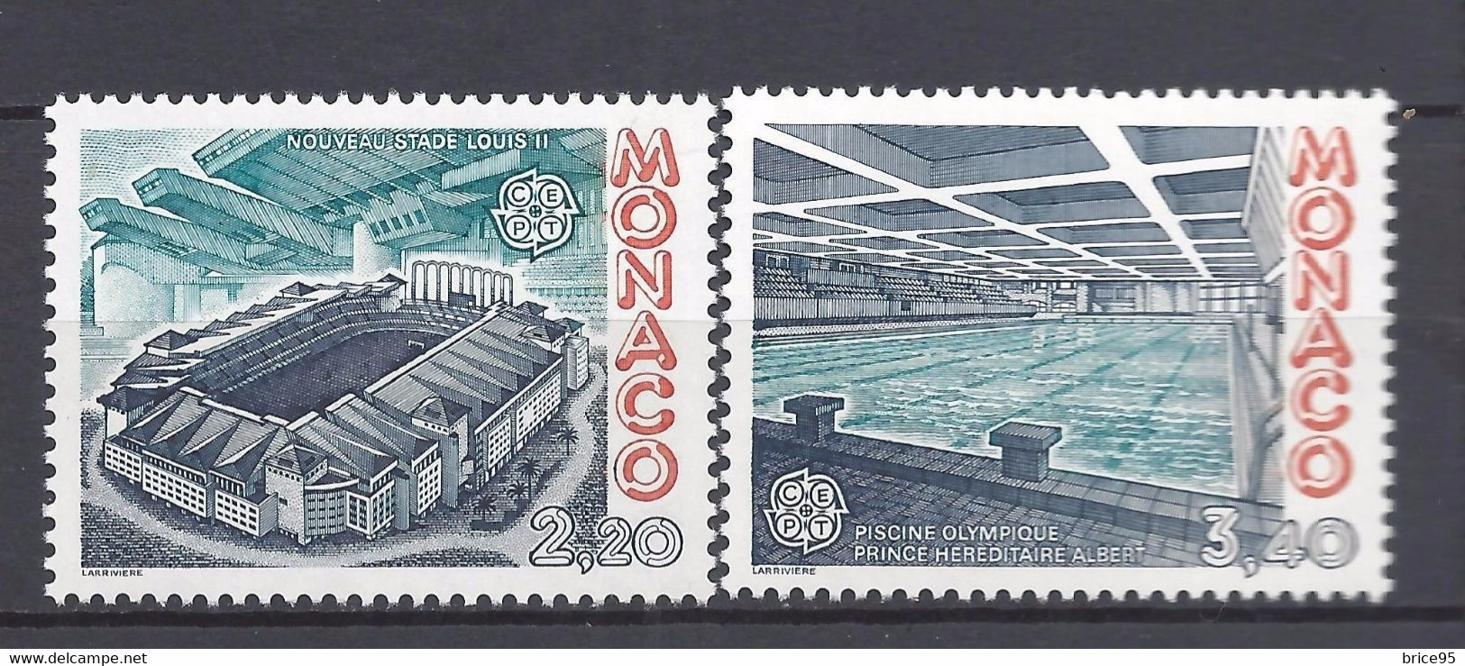 Monaco - YT N° 1565 Et 1566 ** - Neuf Sans Charnière - 1987 - Unused Stamps