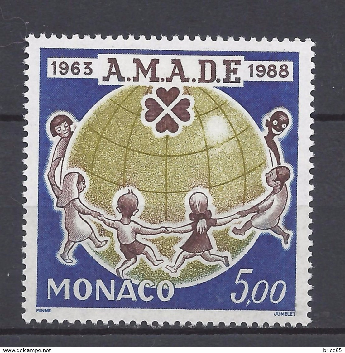 Monaco - YT N° 1625 ** - Neuf Sans Charnière - 1988 - Unused Stamps