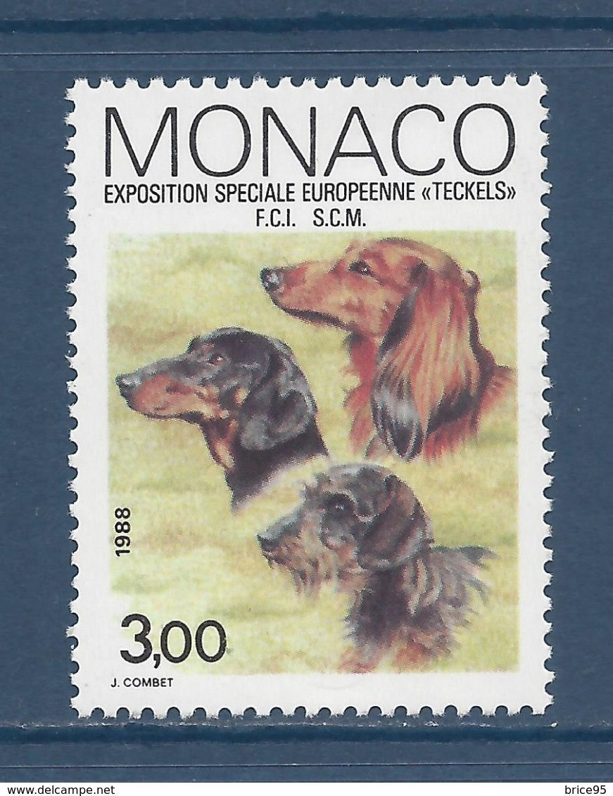 Monaco - YT N° 1624 ** - Neuf Sans Charnière - 1988 - Neufs