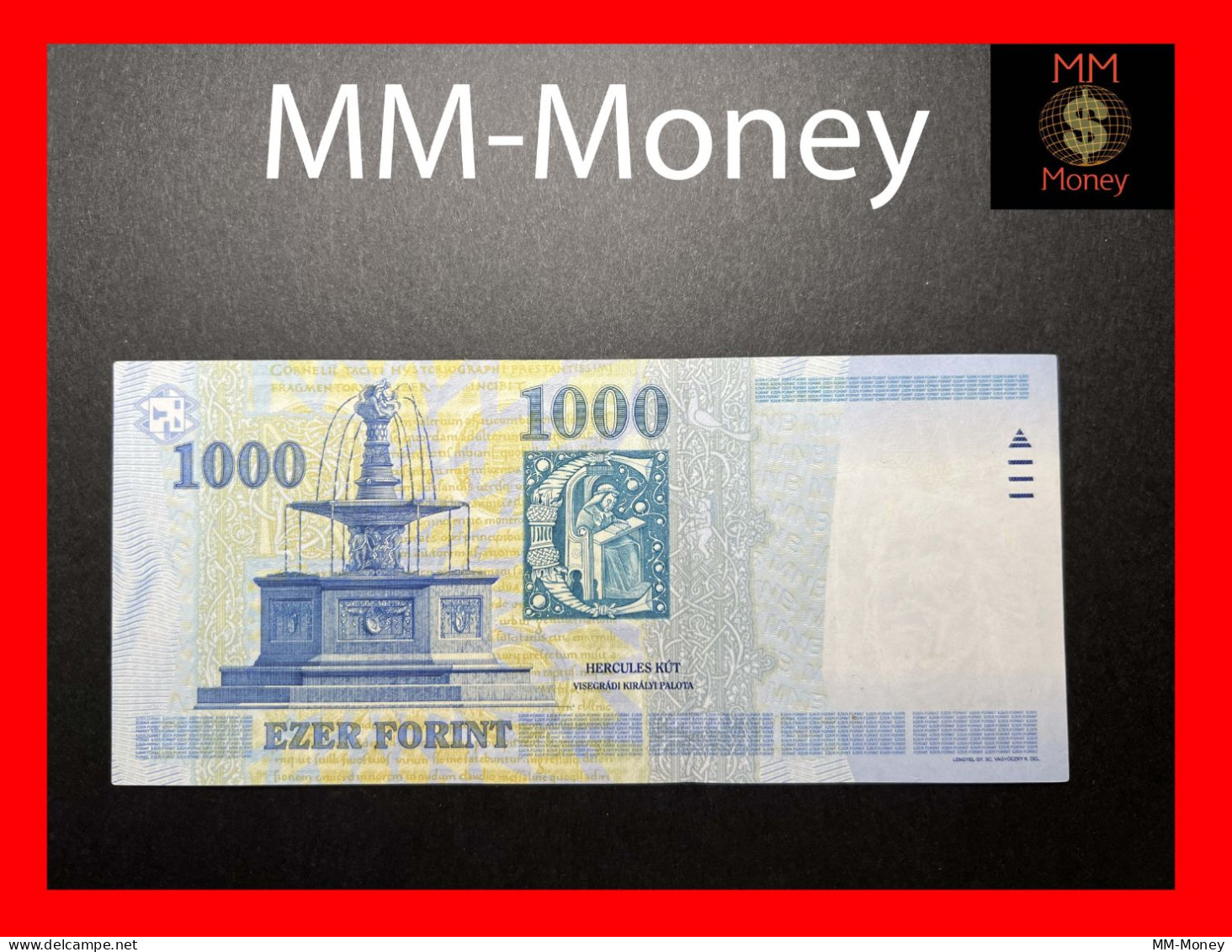 HUNGARY 1.000  1000 Forint  2000  P. 185  *commemorative Millenium*   XF \ AU - Ungheria