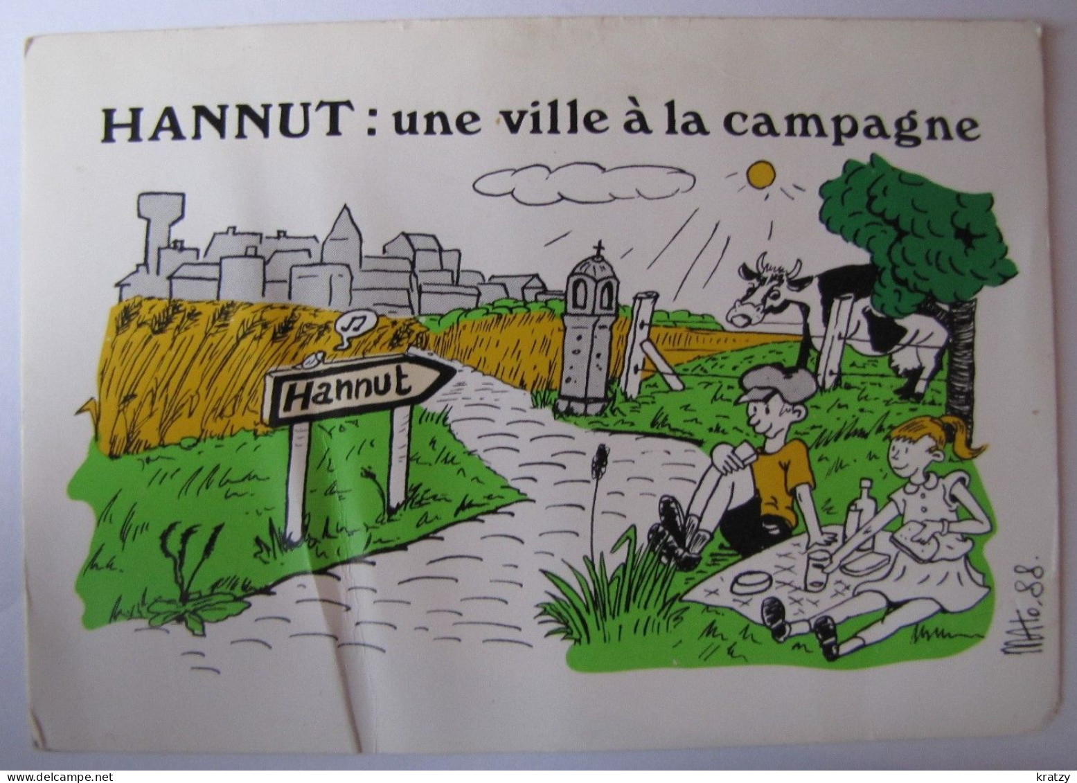 BELGIQUE - LIEGE - HANNUT - Une Ville à La Campagne - Hannut