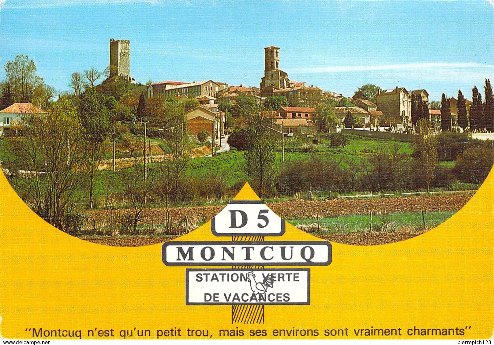 46 - Montcuq - Vue Générale - Montcuq