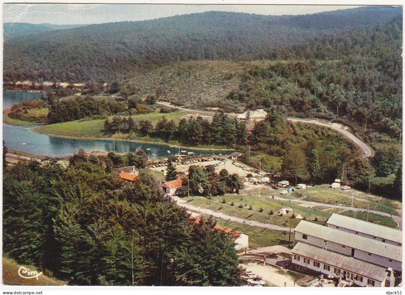 81 - ANGLES-la-RAVIEGE (Tarn) - Le Camping Ultra-moderne De L'A.C.M. Au Bord Du Lac De La Raviège - 1962 - Angles
