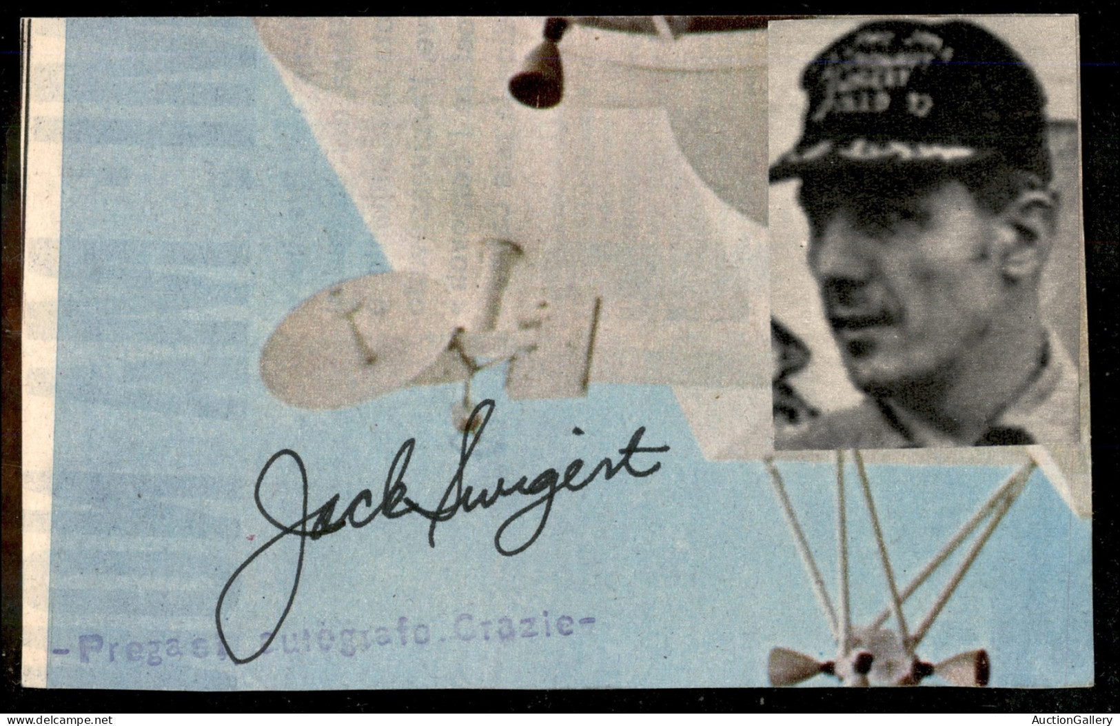 AUTOGRAFI - Jack Swigert (astronauta) - Autografo Su Cartolina Rispedita In Busta Ufficiale "NASA" Del 1971 - Autres & Non Classés