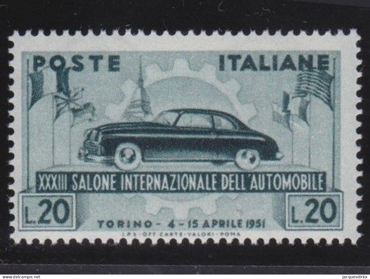 Italy   .  Y&T   .     593     .    **         .    MNH - 1946-60: Ungebraucht