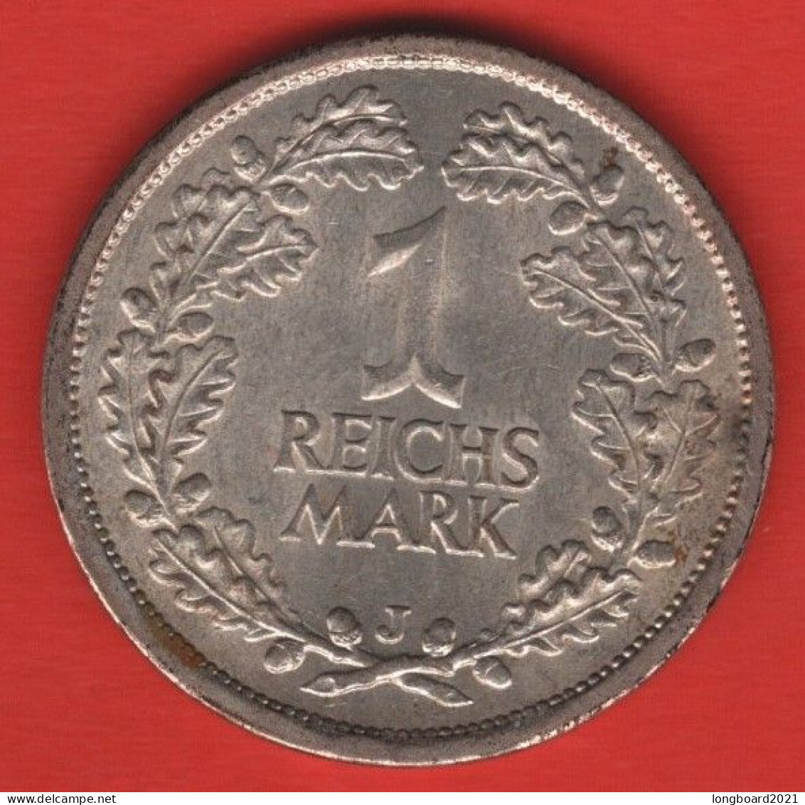 DEUTSCHES REICH - 1 REICHSMARK 1925J - 1 Mark & 1 Reichsmark