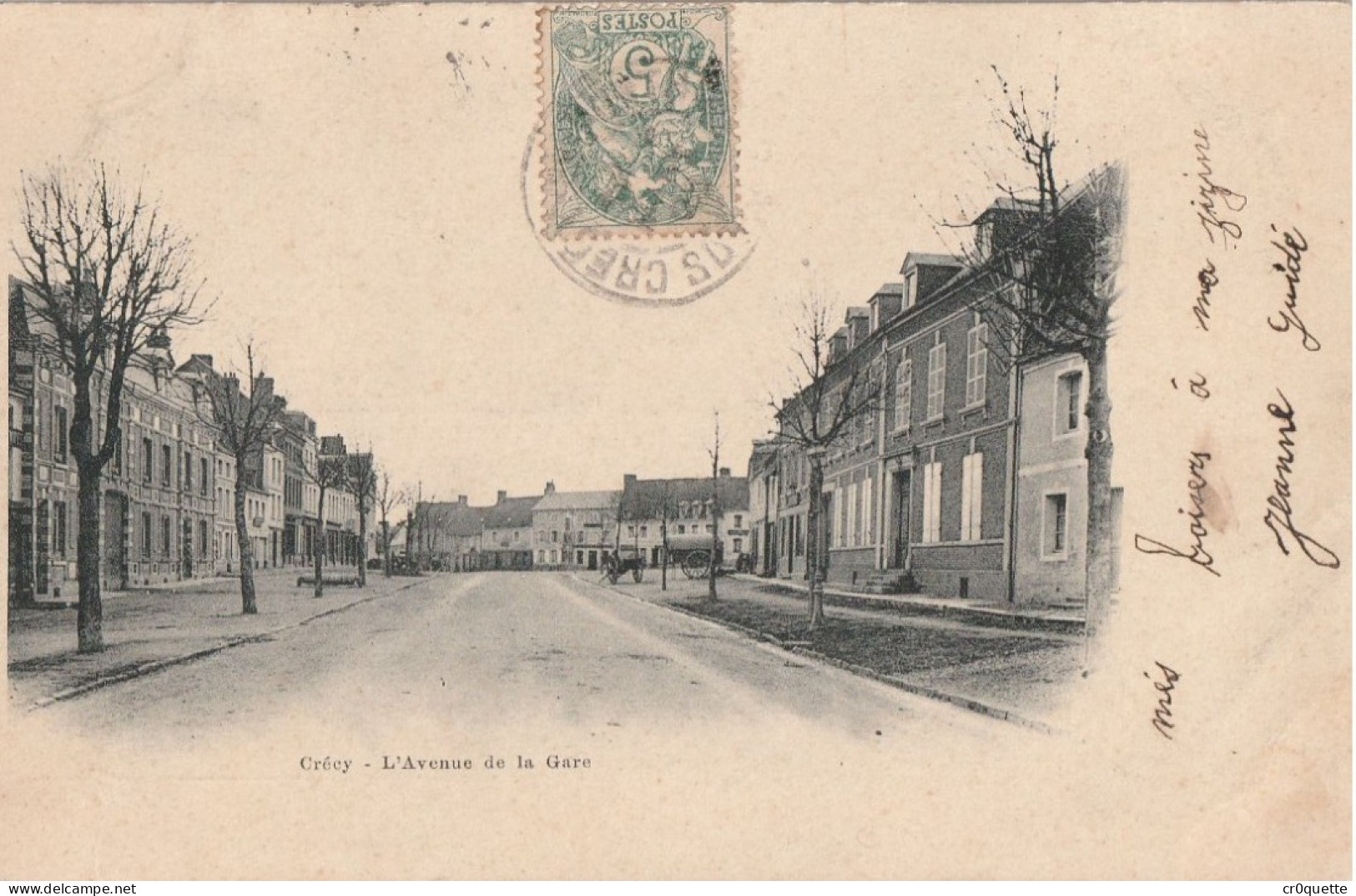 # 80150 CRECY EN PONTHIEU En 6 CARTES POSTALES ANCIENNES - Crecy En Ponthieu