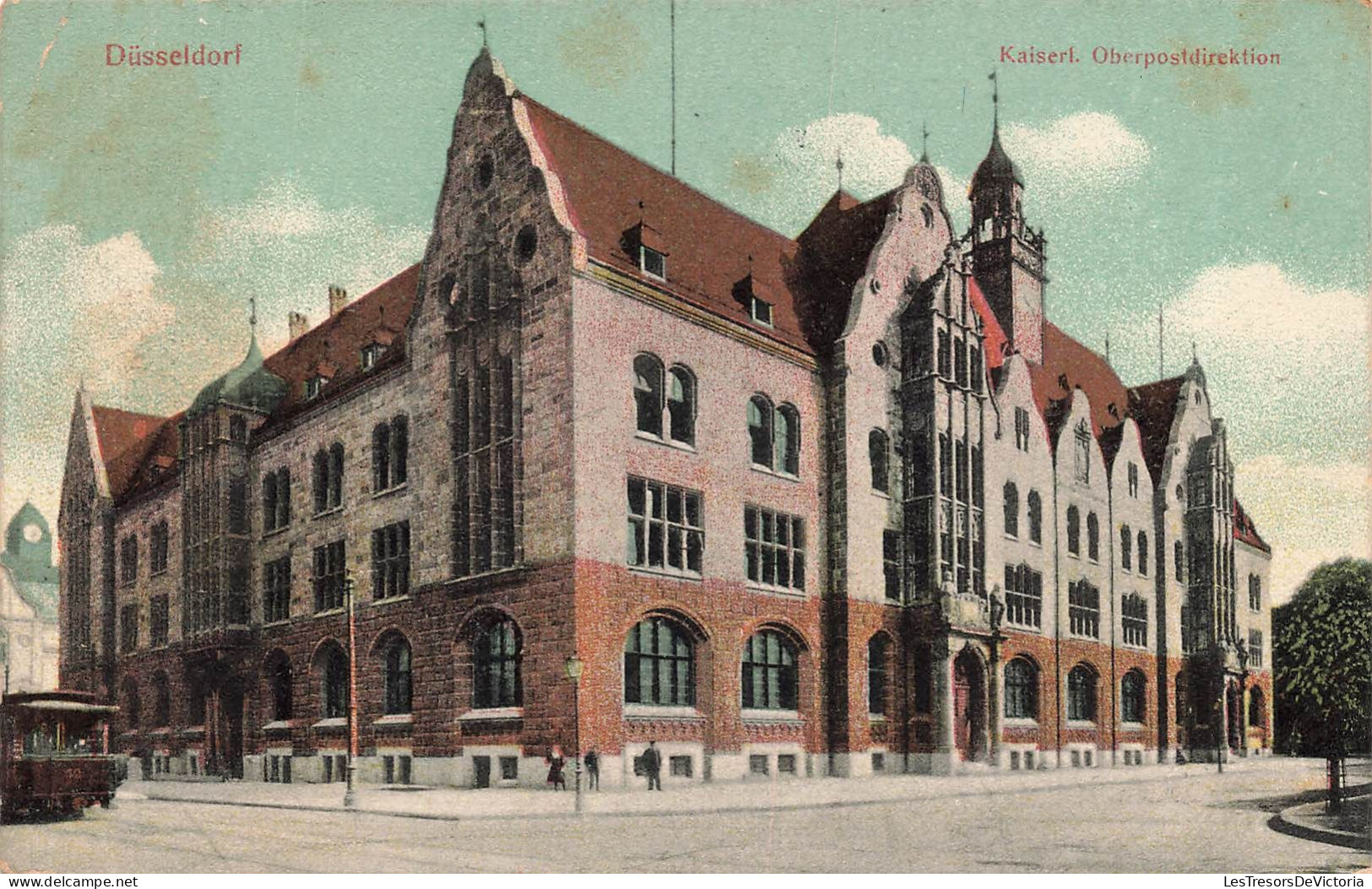 ALLEMAGNE - Düsseldorf - Kaiserl Oberpostdirektion - Colorisé - Carte Postale Ancienne - Duesseldorf