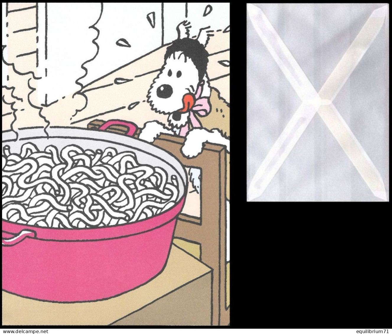 Set écriture/Schrijfset/Schreibset/Writing Kit - Milou, Spaghetti - Bobbie, Spaghetti - (Hergé) - Philabédés (comics)