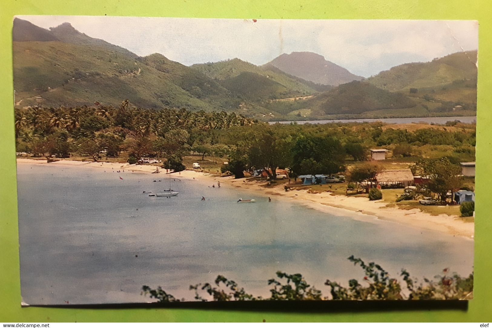 MARTINIQUE,  Ste Sainte Anne,  Plage De La Pointe Marin,  Timbre Rocher Du Diamant,  1971, TB - Le Marin