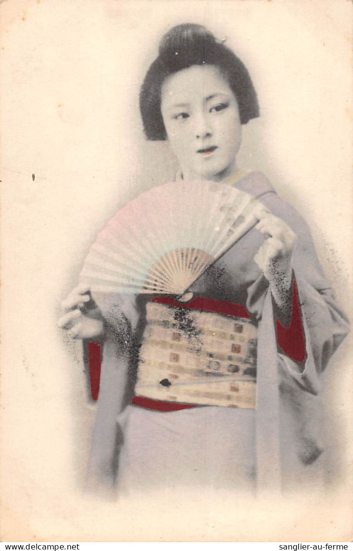 CPA JAPON / FEMME JAPONAISE GEISHA  / JAPAN - Autres & Non Classés