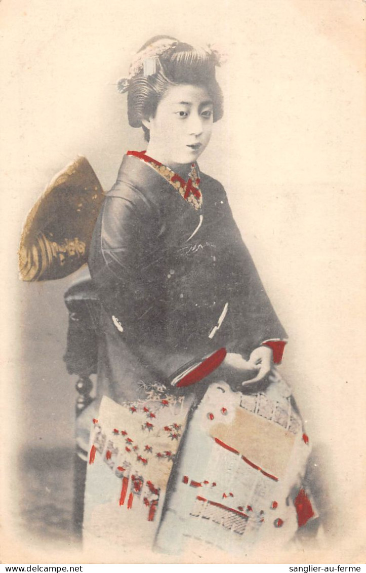 CPA JAPON / FEMME JAPONAISE GEISHA  / JAPAN - Autres & Non Classés