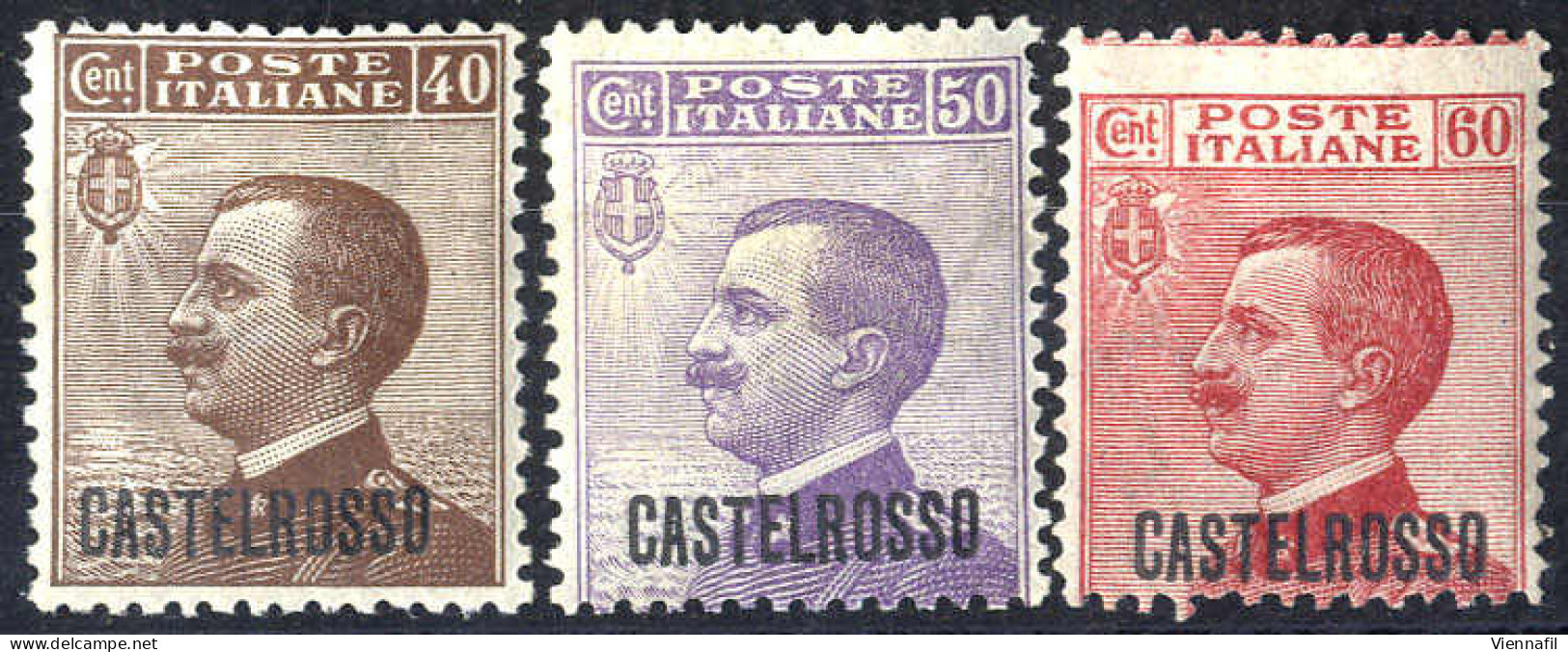 * 1922, Castelrosso, 9 Val. (S. 1-9 / 360,-) - Castelrosso