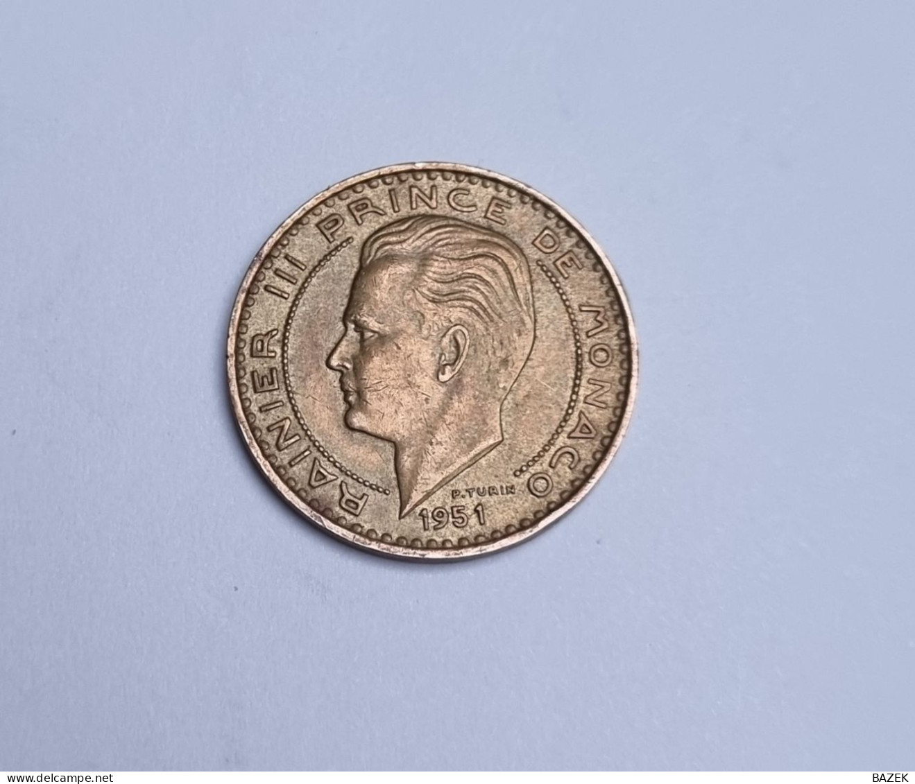 20 Frs Monaco 1951 TURIN - 1949-1956 Old Francs