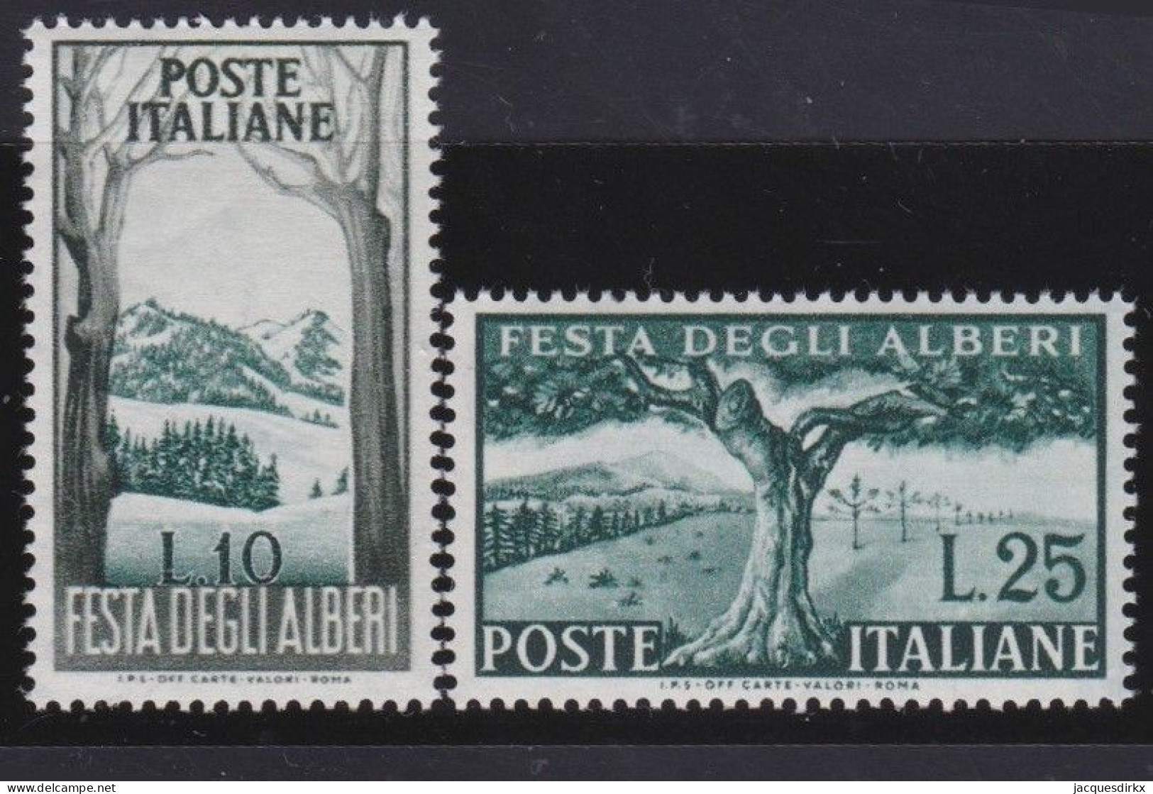 Italy   .  Y&T   .     618/619      .    **         .    MNH - 1946-60: Nuevos