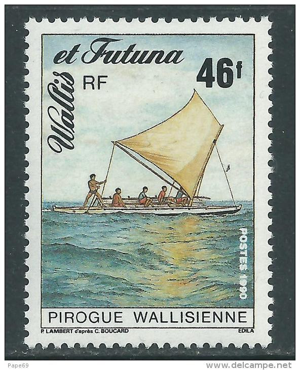 Wallis Et Futuna N° 404  XX   Petit Bateau : Pirogue Wallisienne Sans  Charnière,  TB - Sonstige & Ohne Zuordnung