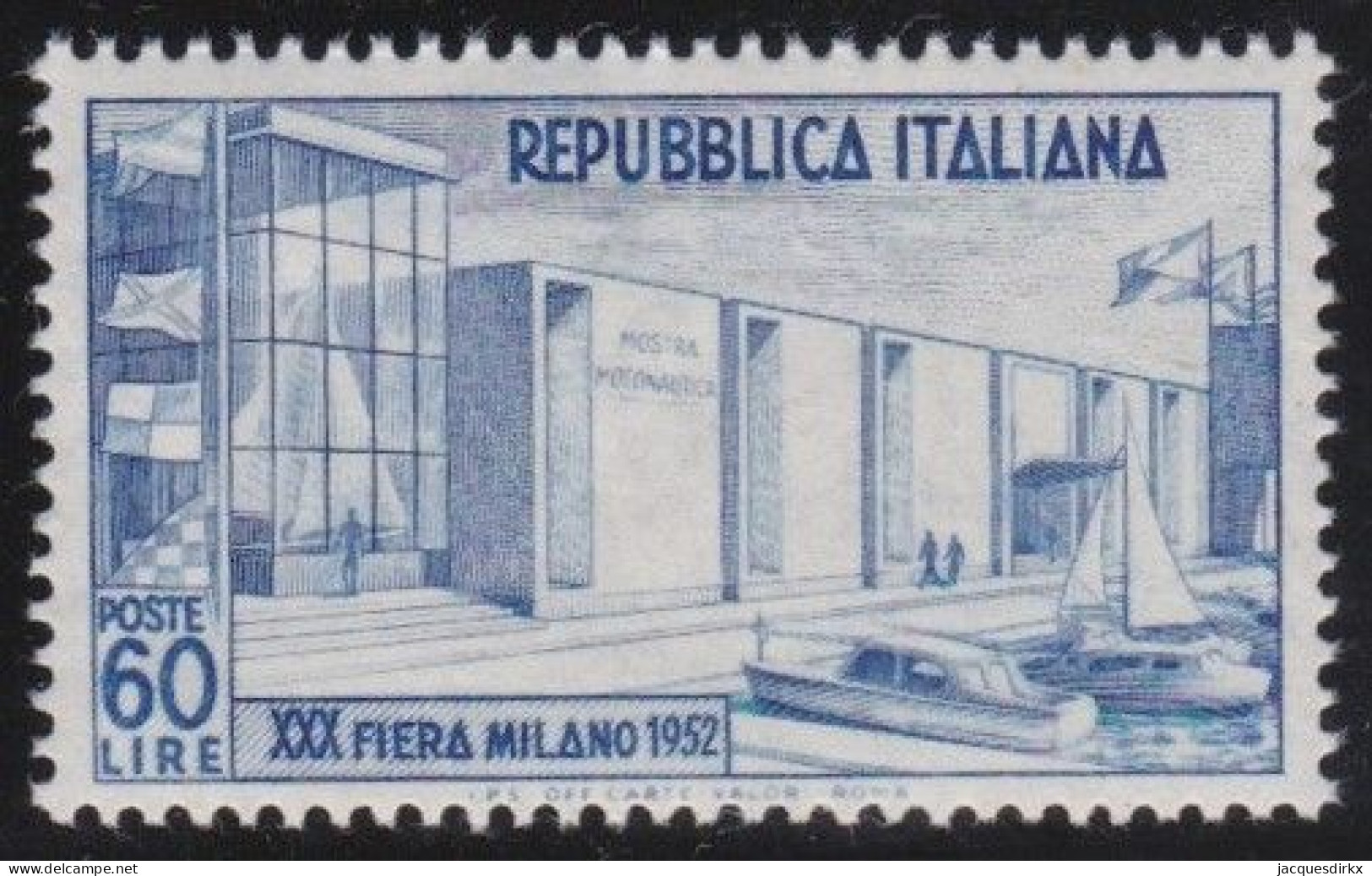 Italy   .  Y&T   .     623    .    **         .   MNH - 1946-60: Mint/hinged
