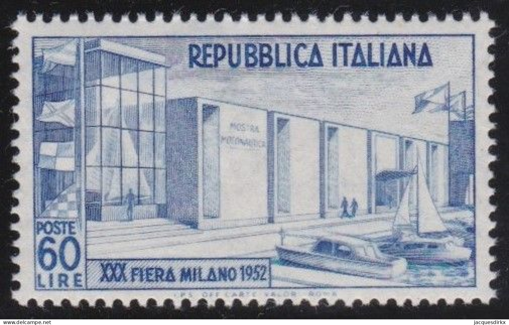 Italy   .  Y&T   .     623    .    **         .   MNH - 1946-60: Nuevos