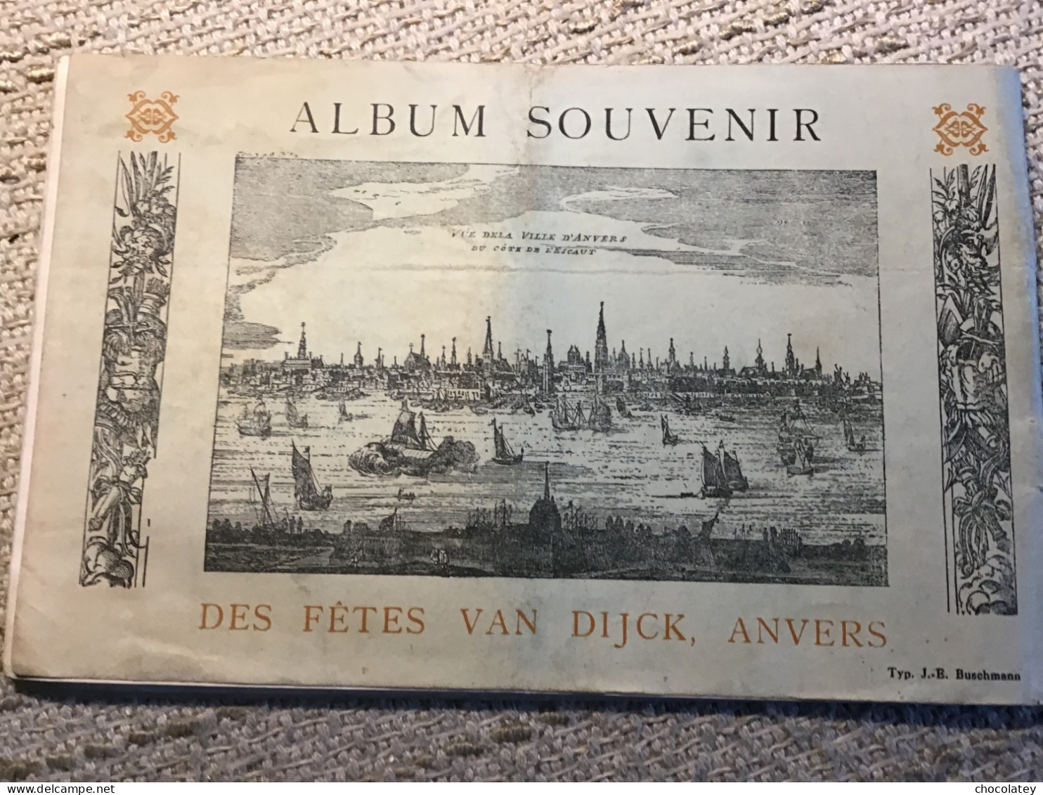 Antwerpen Van Dijck Feesten Boekje 1949 - Antique