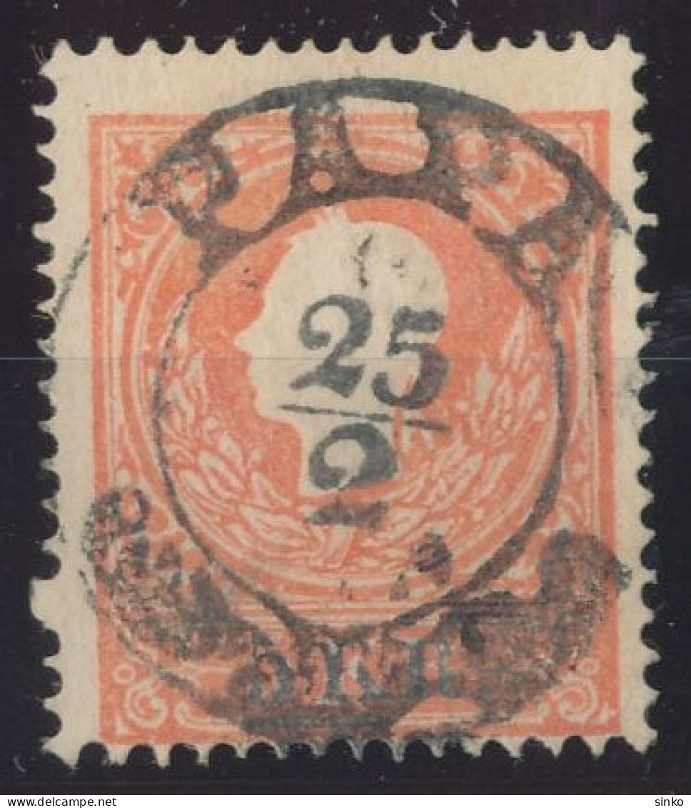 1858. Typography With Embossed Printing 5kr, PAPA - ...-1867 Prephilately