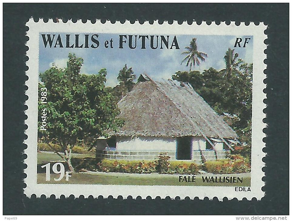 Wallis Et Futuna N° 302 + 305  XX  Habitat Et Année Mondiale Des Communications Les 2 Valeurs Sans  Charnière, TB - Andere & Zonder Classificatie