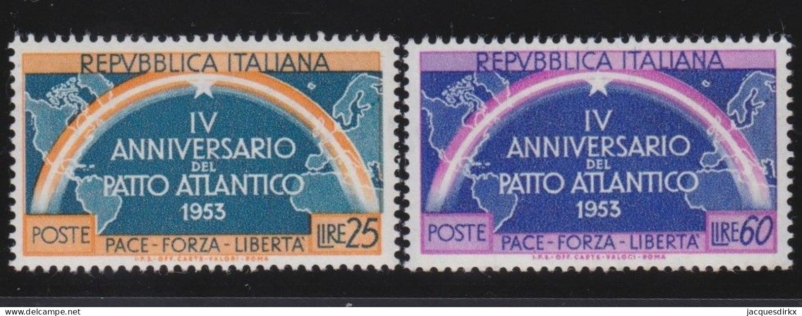 Italy   .  Y&T   .     660/661   .    **         .   MNH - 1946-60: Nuevos