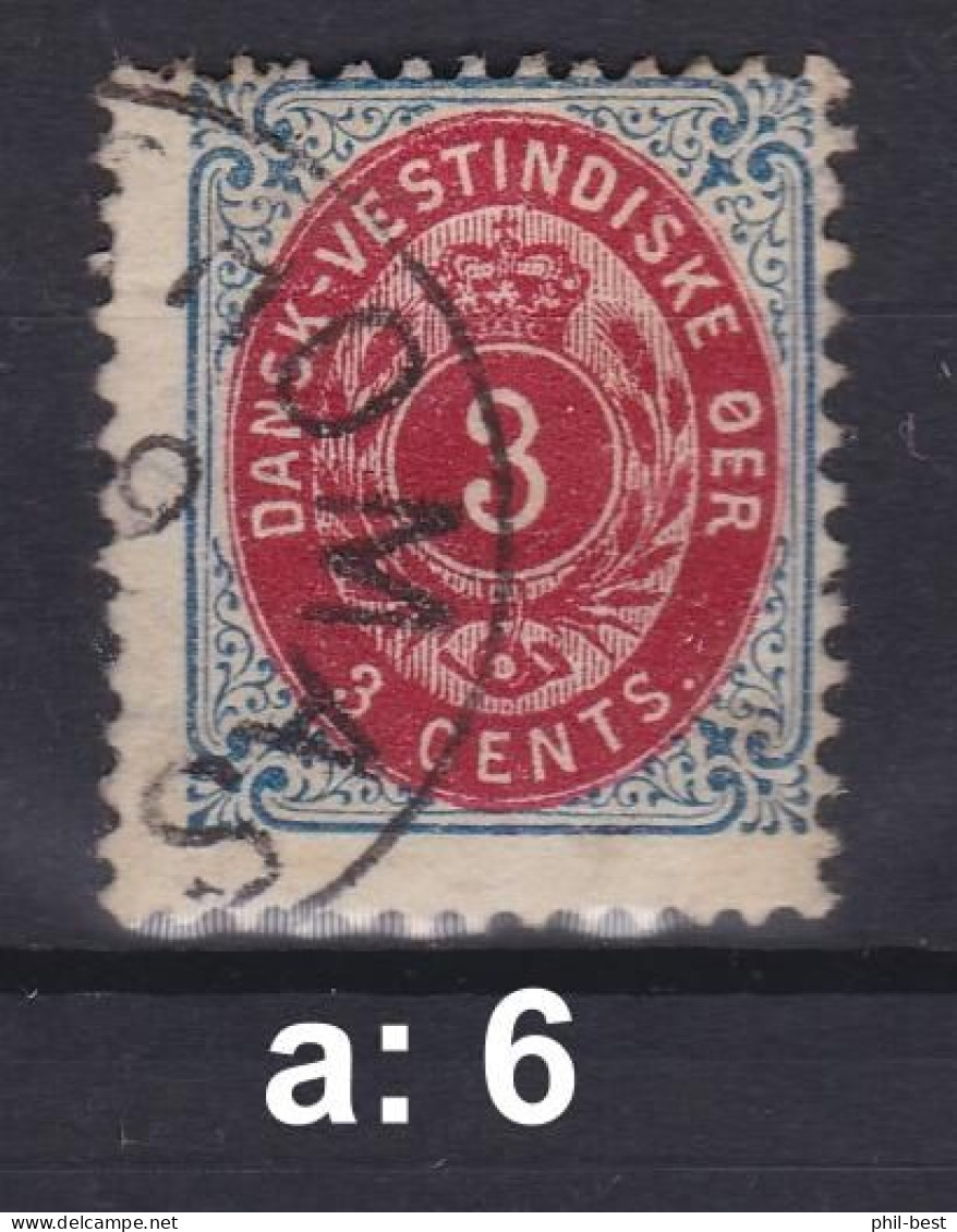 Dänisch-Westindien Nr 6 Gestempelt  #E694a - Danemark (Antilles)