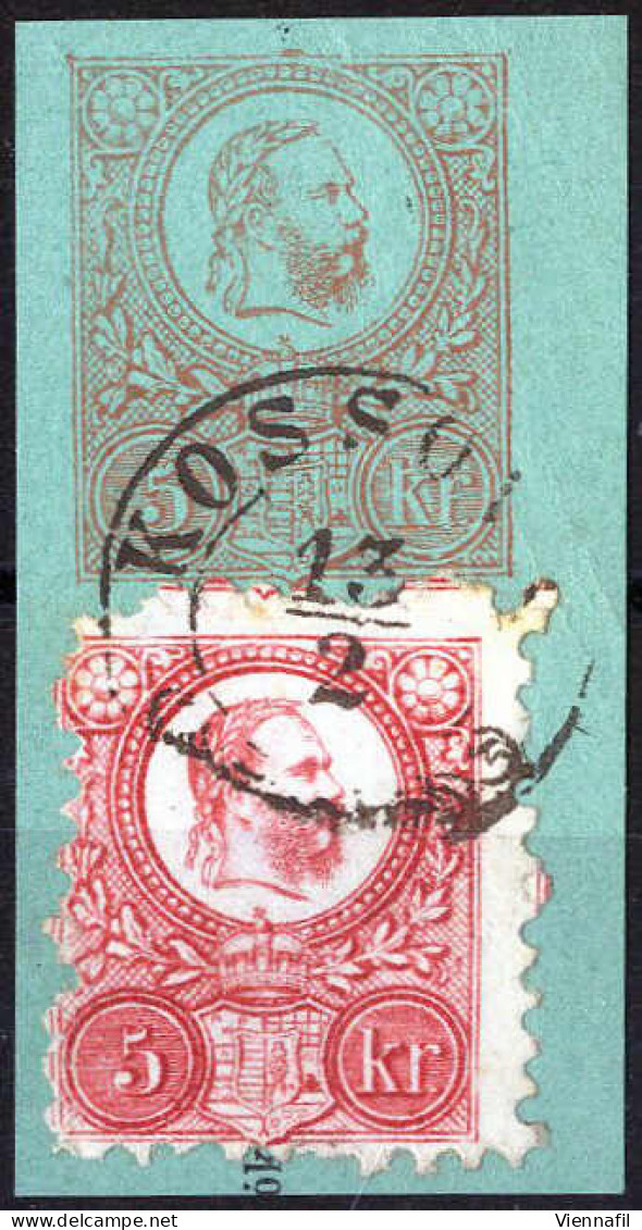 Piece "Kossova", Briefstück Einer 5 Kr. Ganzsache Mit 5 Kr. Franz Josef Zufrankiert, Gudlin D 2.3 - 400P - Other & Unclassified
