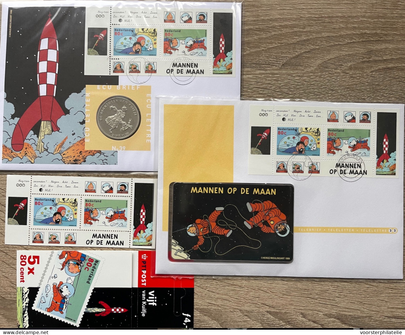 NETHERLANDS  KUIFJE TIN TIN COLLECTION DIFFERENT ITEMS. CHECK PICTURES  MNH - Timbres Personnalisés