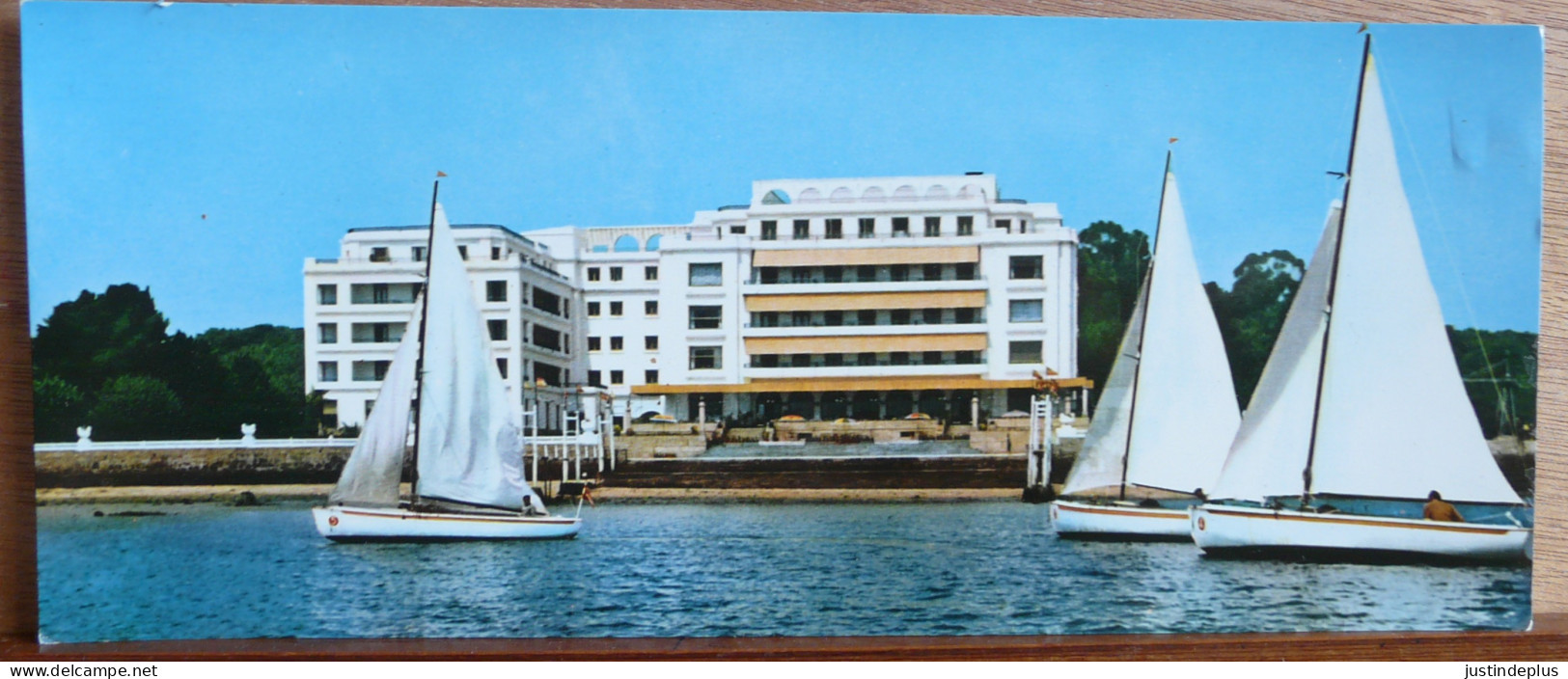 LA TOJA LE GRAND HOTEL EL GRAN HOTEL Y FLOTILLA DE BALANDROS  CARTE PANORAMIQUE GRAND FORMAT - Other & Unclassified